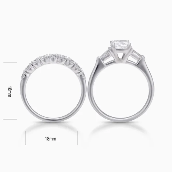 Farah Wedding Twin Rings