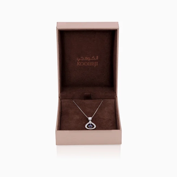 Sapphire Diamond Necklace