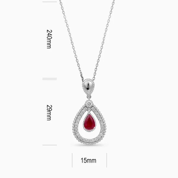 Ruby Diamond Necklace