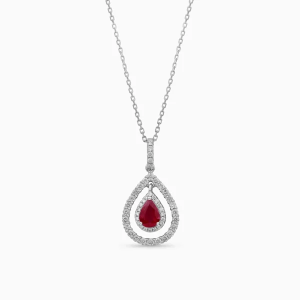 Ruby Diamond Necklace