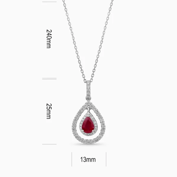 Ruby Diamond Necklace