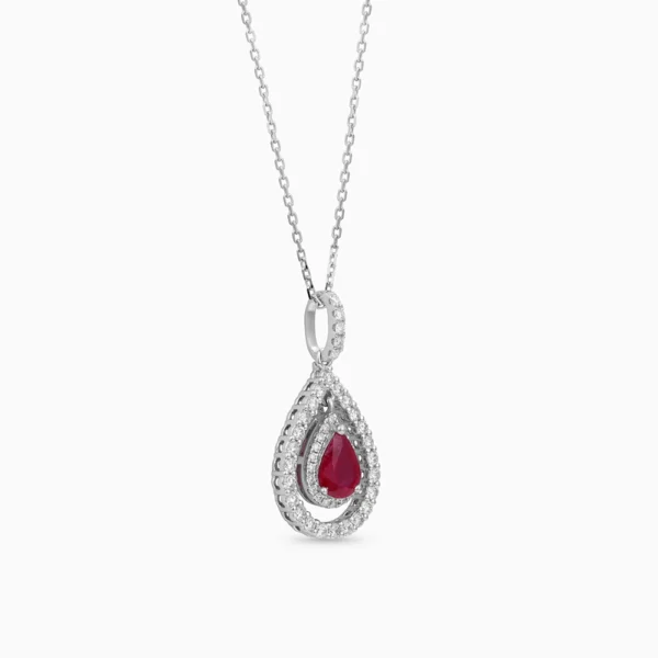 Ruby Diamond Necklace