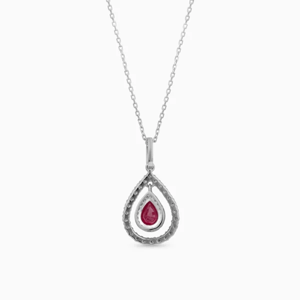 Ruby Diamond Necklace
