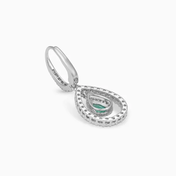 Emerald Diamond  Earring