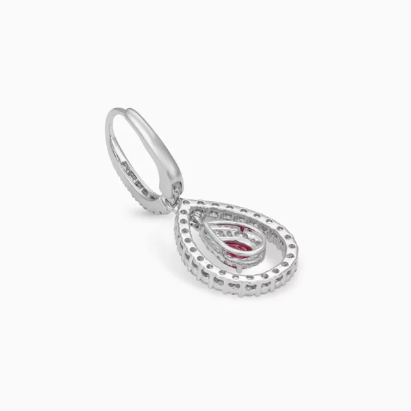 Ruby  Diamond  Earring